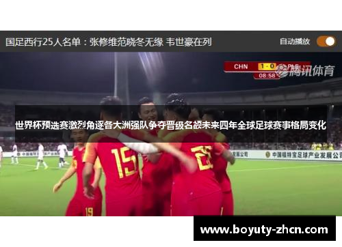 世界杯预选赛激烈角逐各大洲强队争夺晋级名额未来四年全球足球赛事格局变化